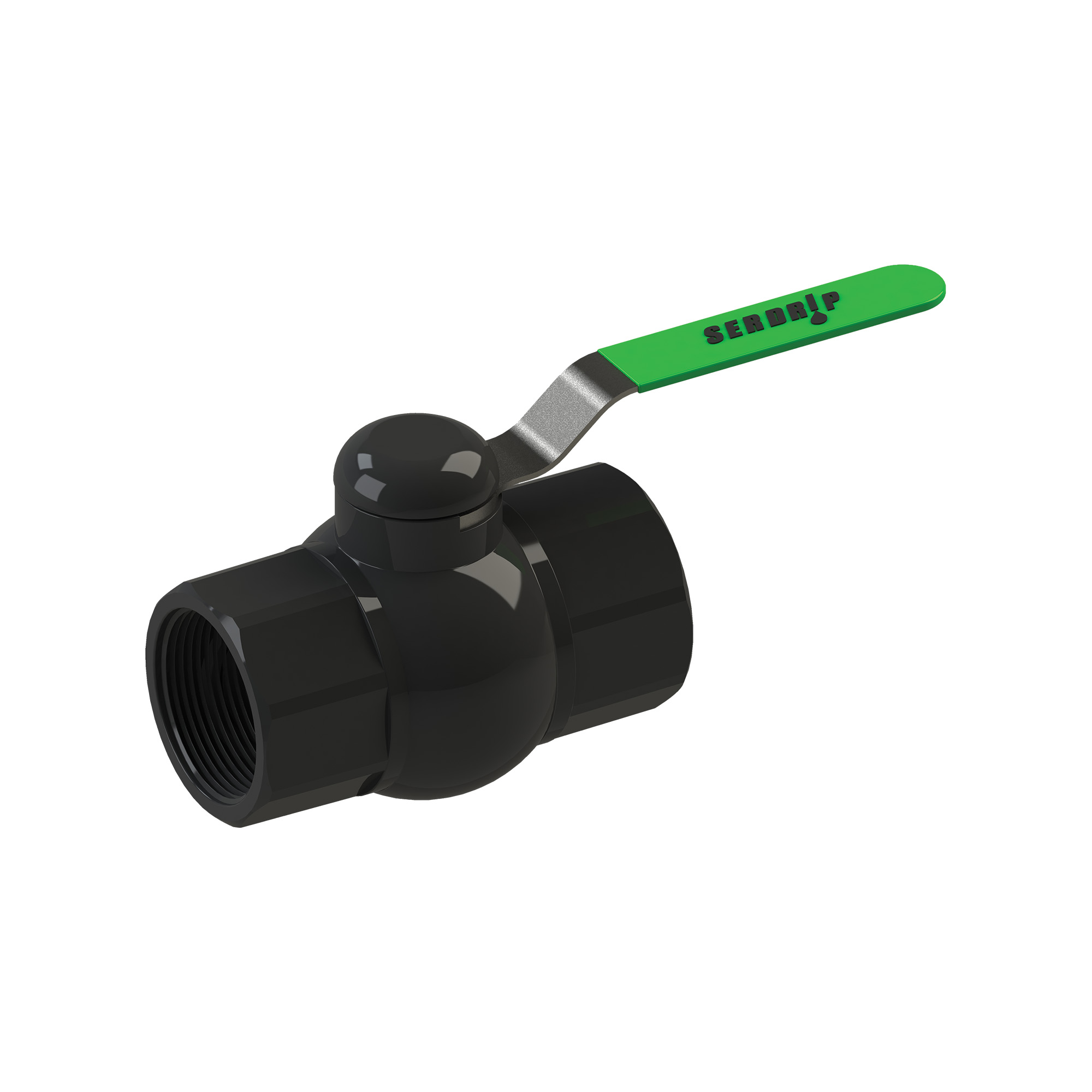 PP Ball Valve With Steel Bar