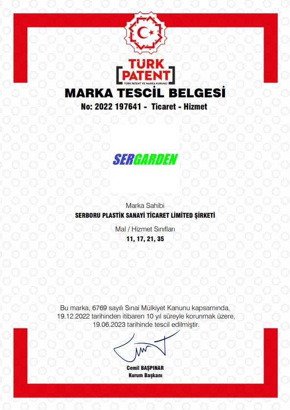 MARKA TESCİL BELGESİ