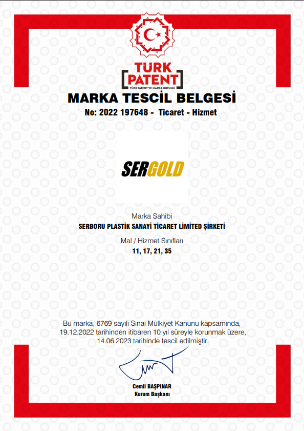 MARKA TESCİL BELGESİ