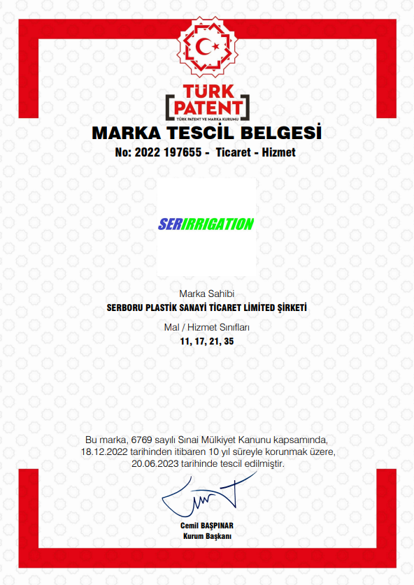MARKA TESCİL BELGESİ