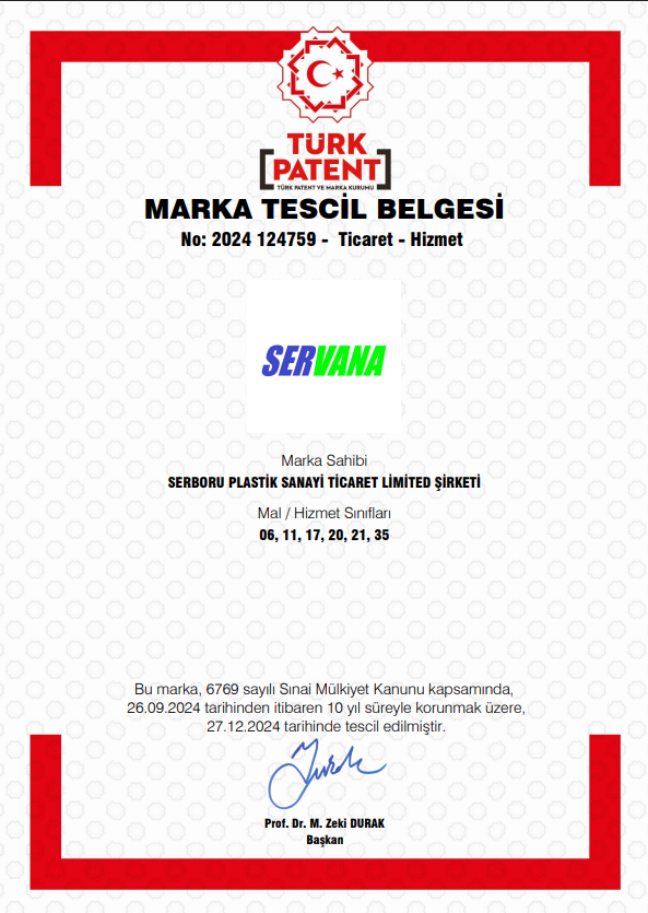 MARKA TESCİL BELGESİ